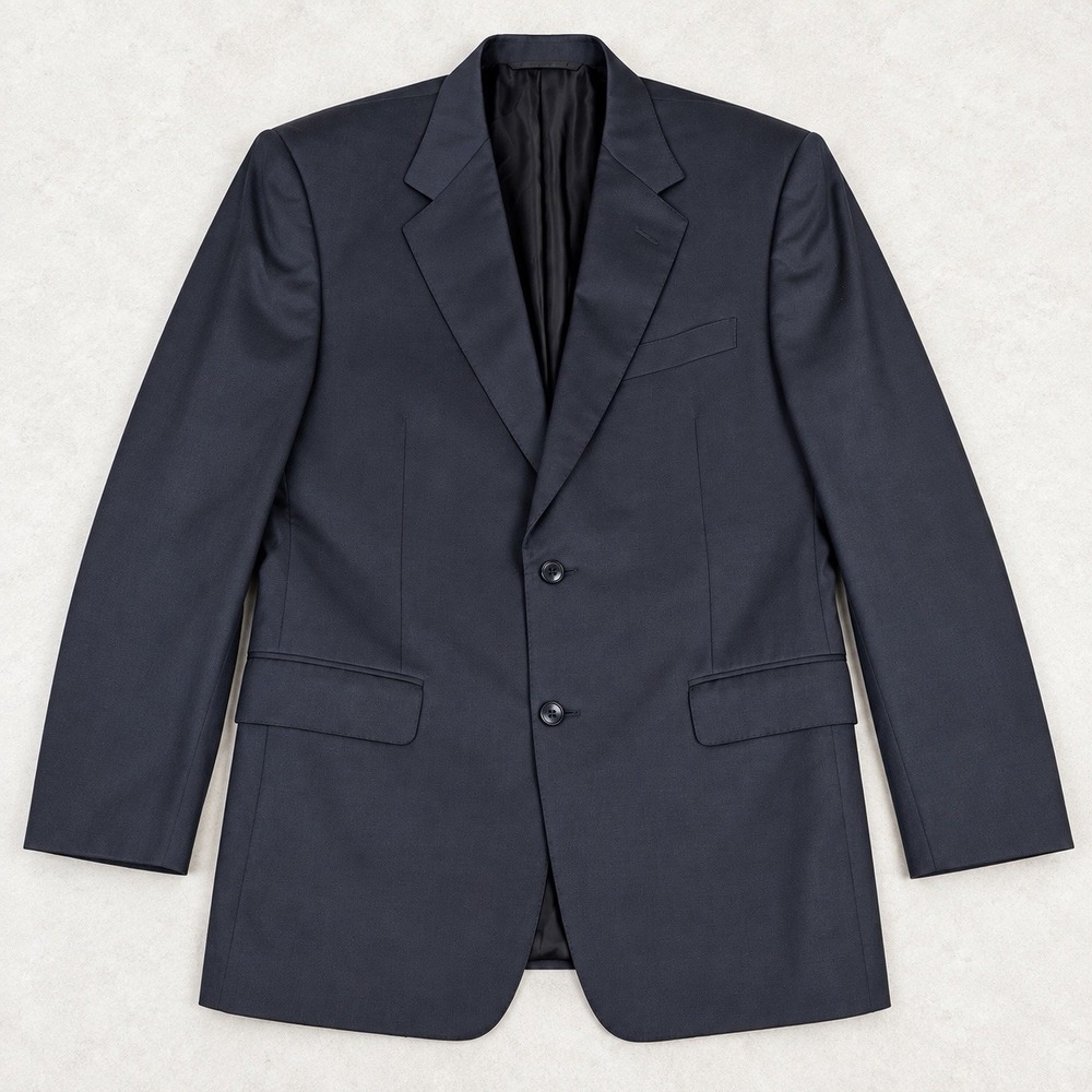 Canali 100% Wool Blazer Mens 42R Charcoal Gray 2 Button Sport Coat Jacket Italy